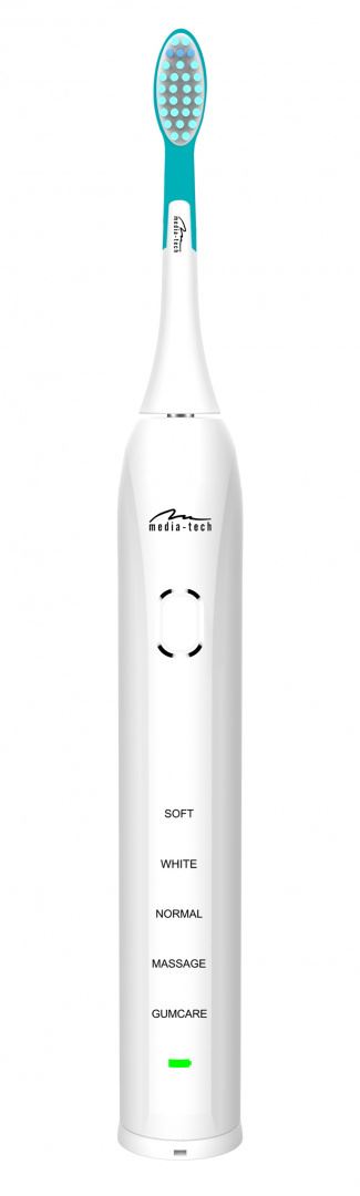 Media-Tech MT6519 Sonic Waveclean Pro elektromos fogkefe fehér Media-Tech MT6519 Sonic Waveclean Pro elektromos fogkefe fehér