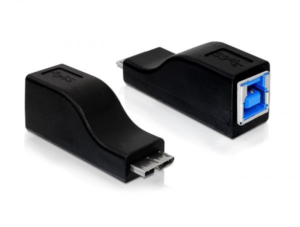 Delock DL65216 micro USB 3.0-B male -> USB 3.0-B female adapter Delock DL65216 micro USB 3.0-B male -> USB 3.0-B female adapter