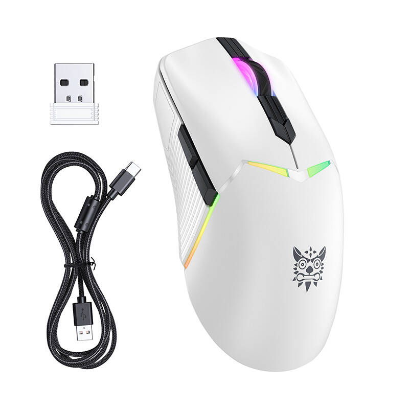 ONIKUMA CW928 gamer egér Fehér 