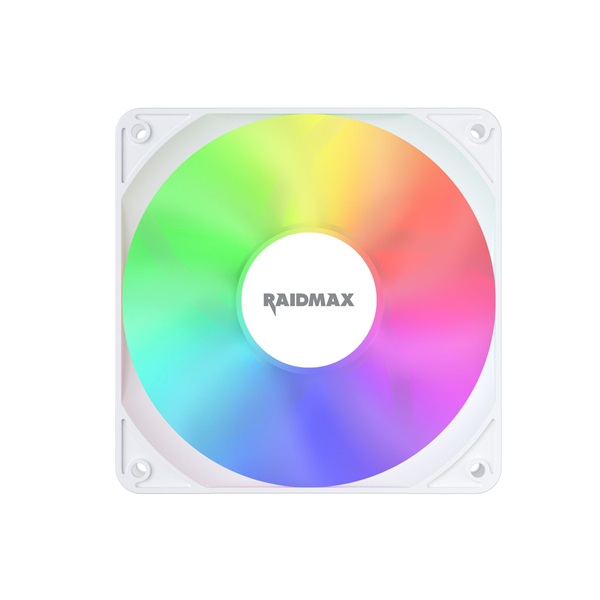 RAIDMAX X-AIR 120mm PWM RGB fehér ventilátor RAIDMAX X-AIR 120mm PWM RGB fehér ventilátor