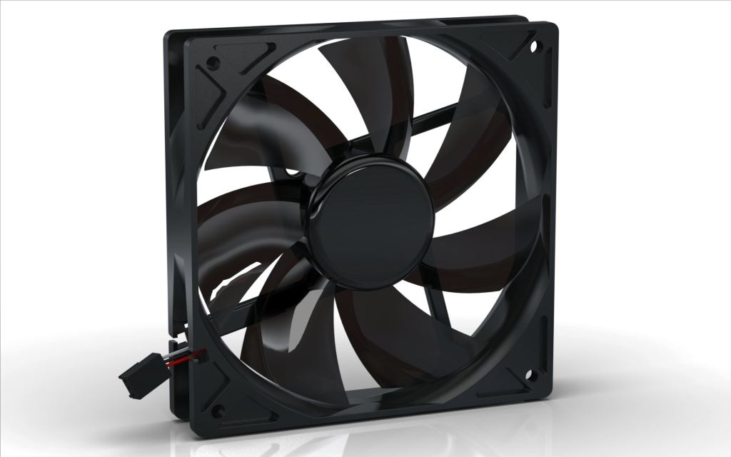 Blacknoise NB-BlackSilent Pro 600-1500rpm ház hűtő 12 cm (PL-PS)
