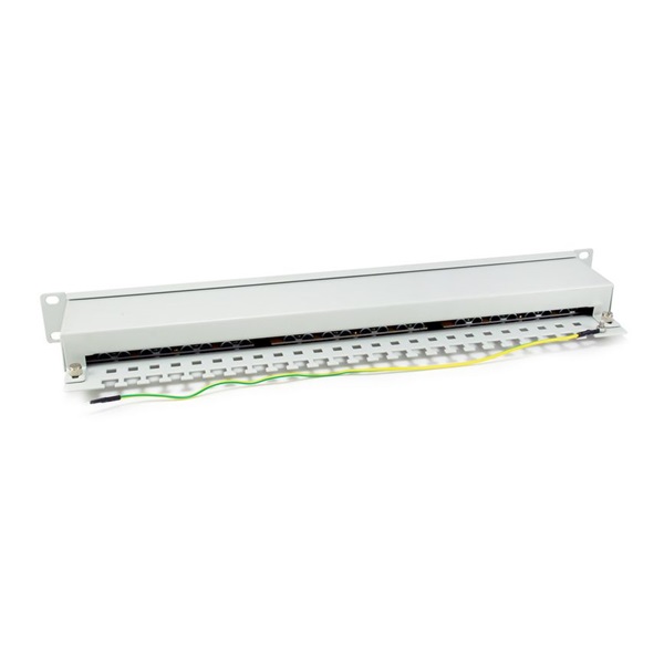 Equip Patch Panel - 326325 (24 port, Cat6, 1U, árnyékolt, szürke) Equip Patch Panel - 326325 (24 port, Cat6, 1U, árnyékolt, szürke)