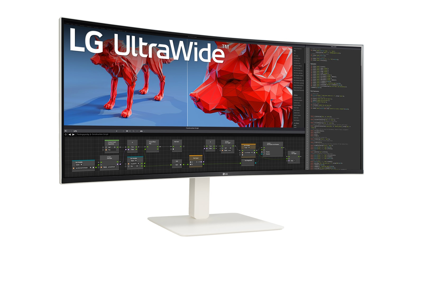 LG 37.5" 38BR85QC-W.AEU monitor - UWQHD+, Nano IPS, Ultrawide, Fehér