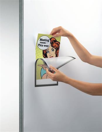 DURABLE A4 mágneses Dokumentumtartó Szürke