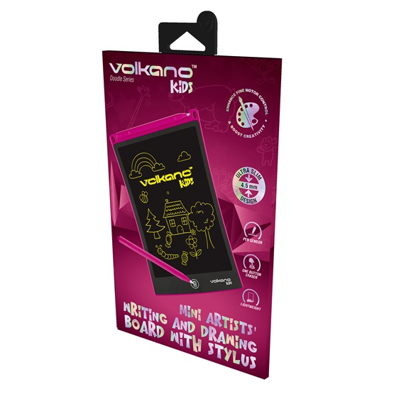  Volkano Kids Doodle Series 8.5" Író és Rajztábla   Pink