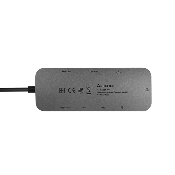 Chieftec 9 az 1-ben USB-C PD 80W dokkolóállomás