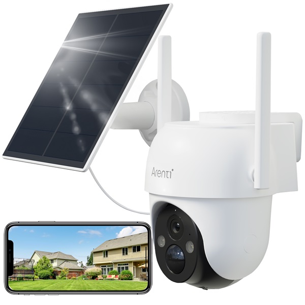 Arenti GO2T + SP2 3MP 4mm kültéri IR10m 5200mAh IP wifi PT dómkamera Arenti GO2T + SP2 3MP 4mm kültéri IR10m 5200mAh IP wifi PT dómkamera
