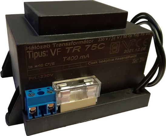 Transzformátor VF-TR 75C (24VAC) Transzformátor VF-TR 75C (24VAC)
