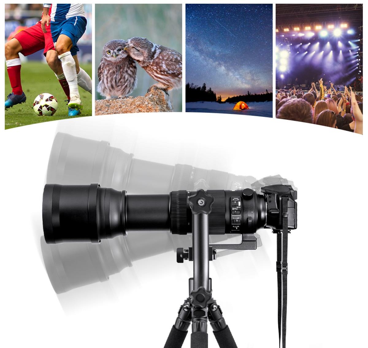 K&F Concept gimbal állványfej, arca swiss, magnézium-alumínium