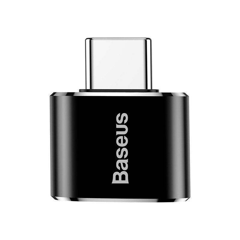 Baseus USB-A anya - USB Type-C apa adapter fekete (CATOTG-01) Baseus USB-A anya - USB Type-C apa adapter fekete (CATOTG-01)