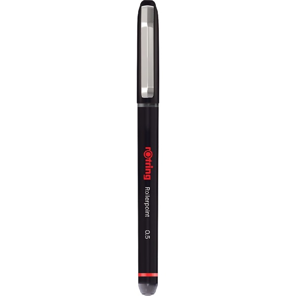 Rotring Rollerpoint 0,5 mm kupakos fekete rollertoll Rotring Rollerpoint 0,5 mm kupakos fekete rollertoll