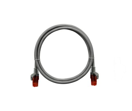 Nikomax Patch kábel UTP, Essential Series, CAT6A, LSZH, 0,3m, szürke Nikomax Patch kábel UTP, Essential Series, CAT6A, LSZH, 0,3m, szürke