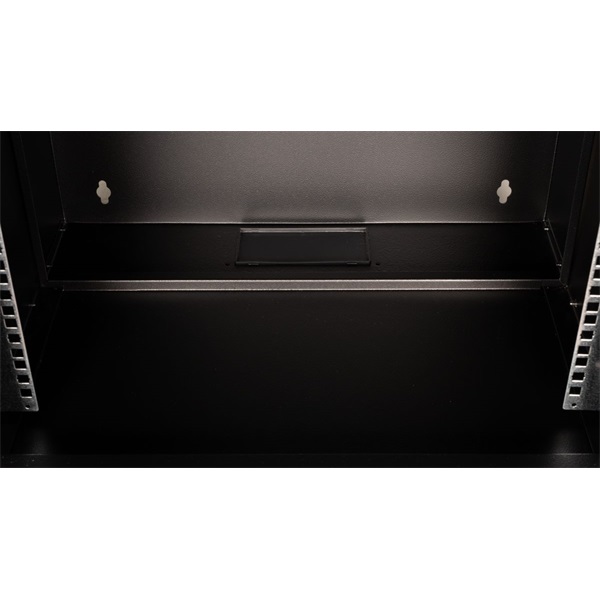 Equip Fali Rackszekrény EWM-07-5440-B  19" 7U 540x400mm  lapra szerelt Fekete 