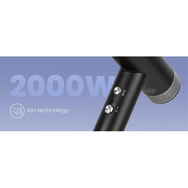 Humanas  HD-AT03   2000W 4 hőmérséklet 2 teljesítmény fokozat  LED  mágneses rögzítés  Air Touch  luxus hajszárító