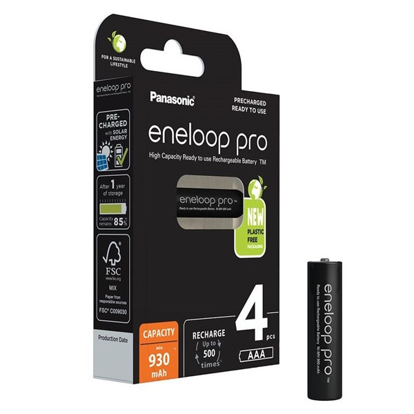 Panasonic Eneloop Pro 1.2V AAA 930mAh akku (4db) (BK4HCDE-4BE-N) Panasonic Eneloop Pro 1.2V AAA 930mAh akku (4db) (BK4HCDE-4BE-N)