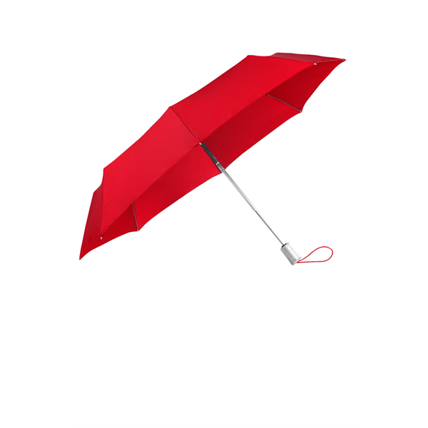 Samsonite Alu Drop S Safe 3 Sect. Umbrella Tomato Red