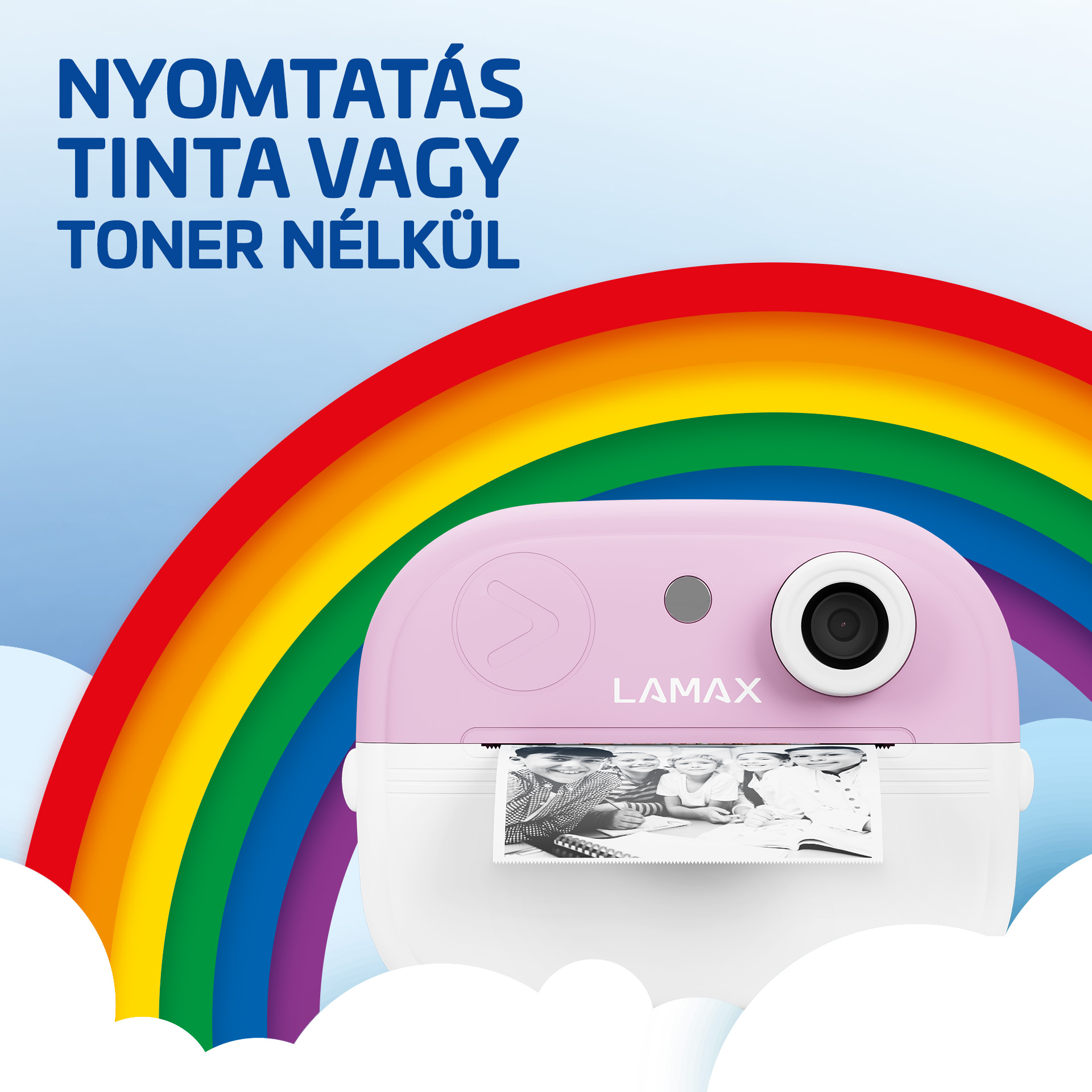 LAMAX InstaKid2 Play Rózsaszín