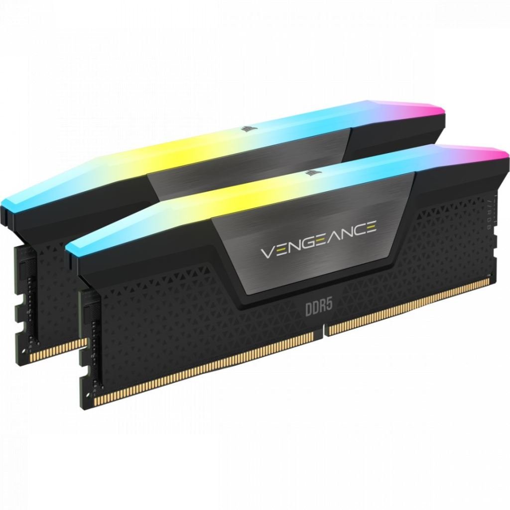 Corsair 96GB DDR5 5200MHz Kit(2x48GB) Vengeance RGB Black RAM