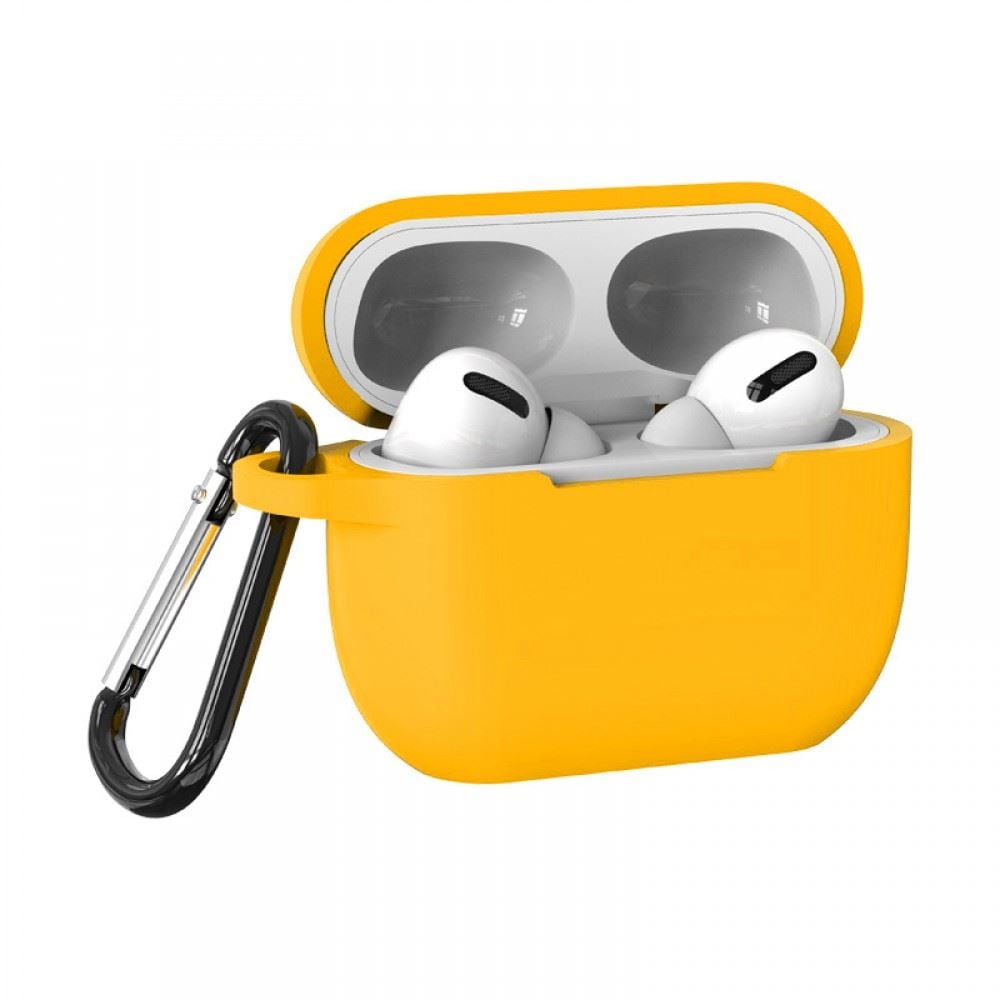Cellect Airpods Pro szilikon tok 2.5mm sötét sárga (AIRPODSP-CASE2.5-DY)