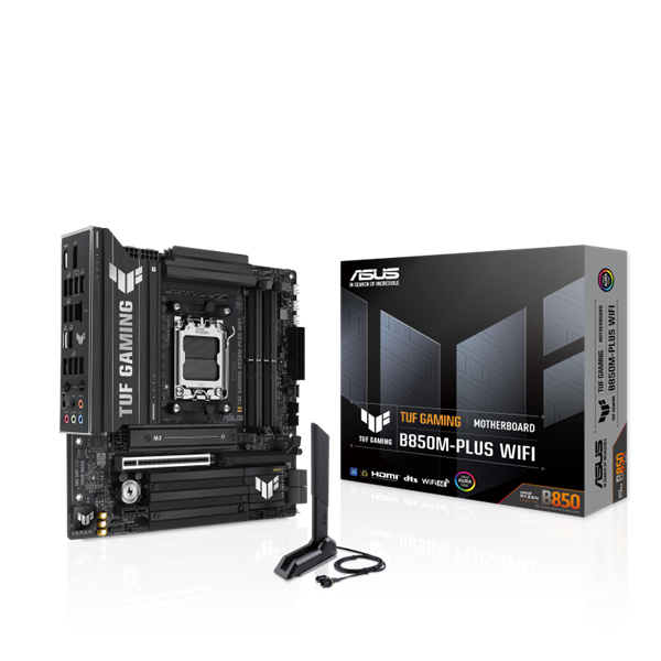Asus  AMD TUF GAMING B850M-PLUS WIFI AM5  ATX  8000+MHz Alaplap 