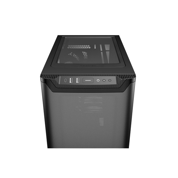 Be Quiet! Számítógépház  Pure Base 501 Airflow Window Black  ATX edzett üveg oldallap fekete 
