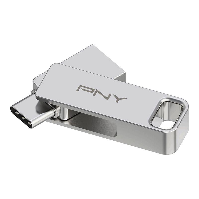 PNY 128GB Duo Link Flash Drive USB3.2 Ezüst PNY 128GB Duo Link Flash Drive USB3.2 Ezüst