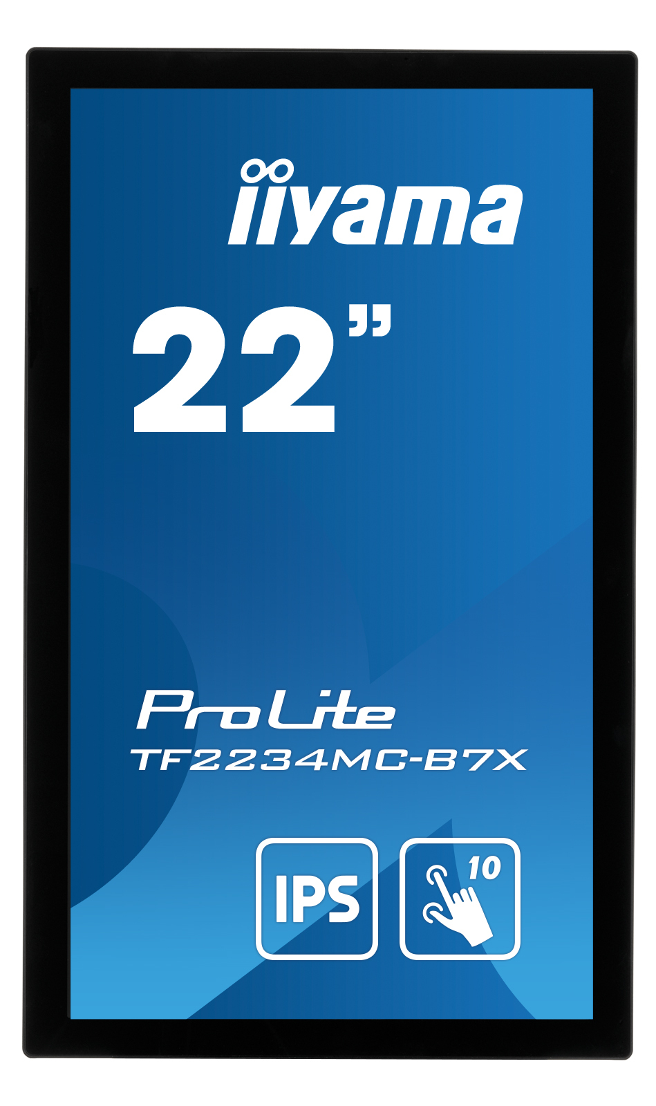 iiyama 21,5" ProLite TF2234MC-B7X IPS LED Monitor - 1920x1080, Full HD, Érintőképernyő, Fekete
