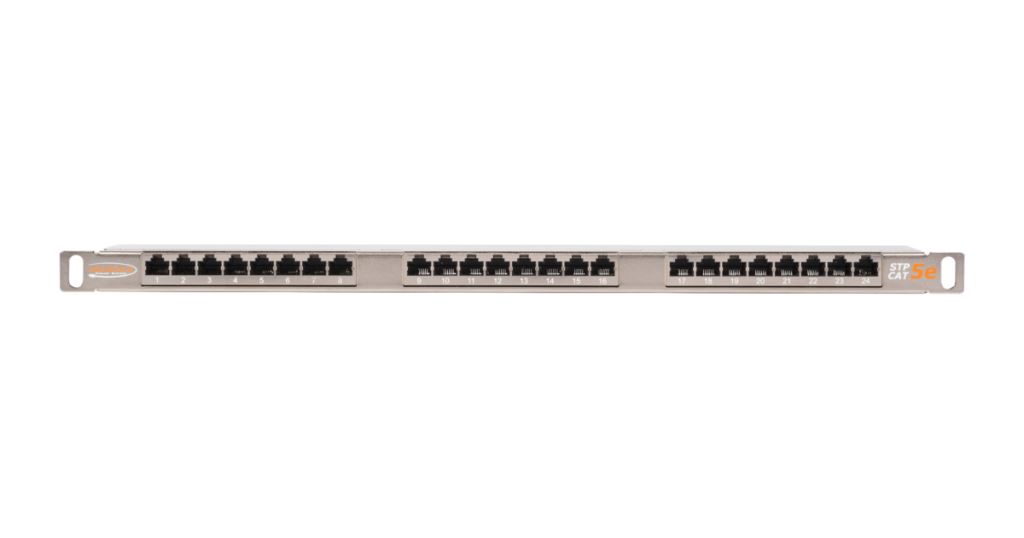 Nikomax STP patch panel cat.5e 24 port 19" 0.5U árnyékolt (NMC-RP24SD2-HU-MT)
