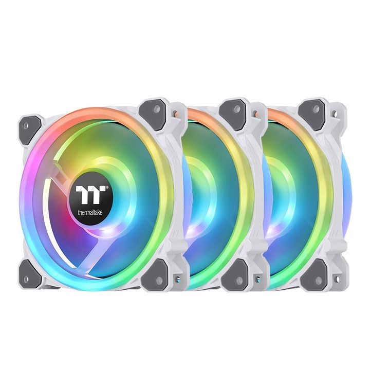 Thermaltake Riing Trio 12 RGB Radiator TT Premium Edition ventilátor 3db fehér (CL-F126-PL12SW-A) Thermaltake Riing Trio 12 RGB Radiator TT Premium Edition ventilátor 3db fehér (CL-F126-PL12SW-A)