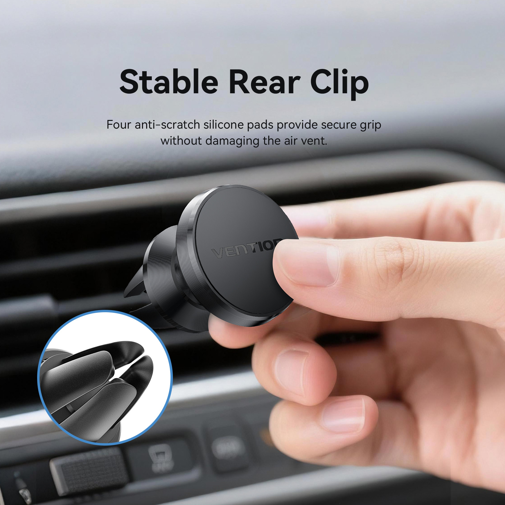 Vention Telefon  Klip mágneses autós telefontartó