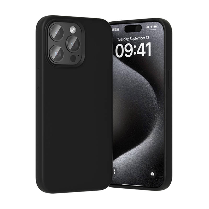 Vention KUFB0-40 szilikon tok iPhone 15 Pro Max készülékhez (fekete)