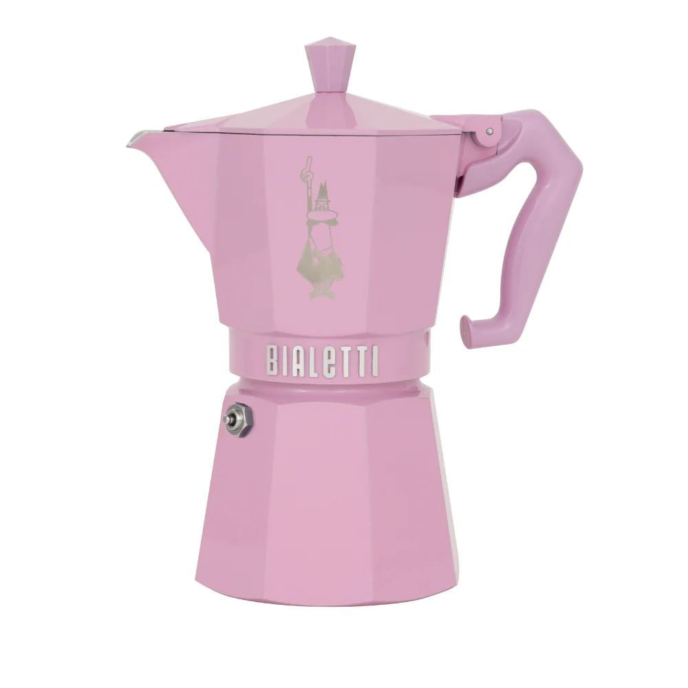 Bialetti Moka Exclusive 6 személyes kávéfőző rózsaszín  