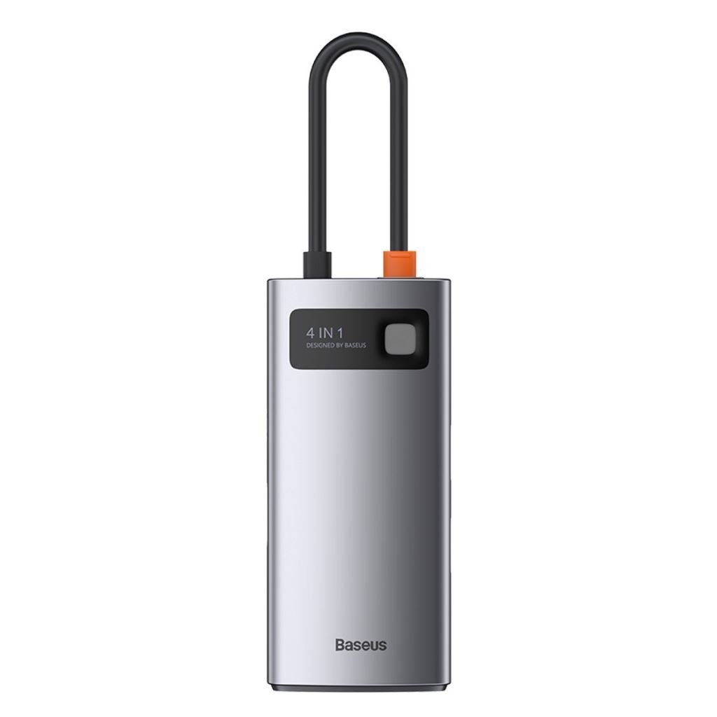 Baseus Metal Gleam Series 4az1-ben hub, USB-C --> USB 3.0 + USB 2.0 + HDMI + USB-C PD (CAHUB-CY0G) Baseus Metal Gleam Series 4az1-ben hub, USB-C --> USB 3.0 + USB 2.0 + HDMI + USB-C PD (CAHUB-CY0G)