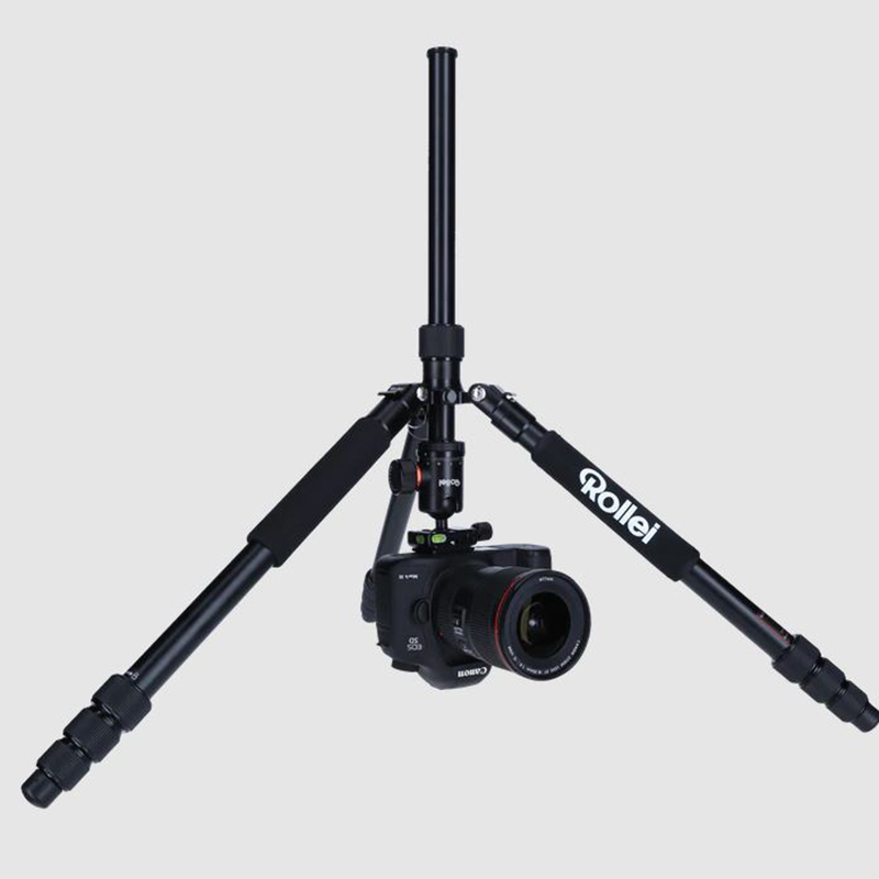 Rollei C5-i állvány + monopod + gömbfej + telefontartó adapter + táska, fekete
