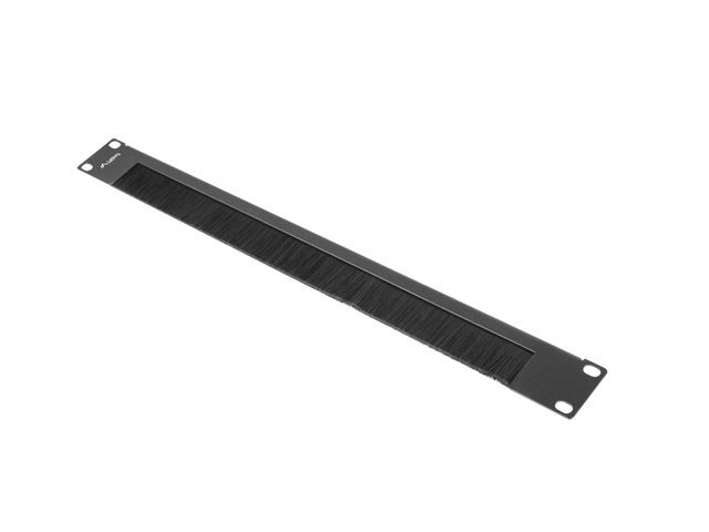 Lanberg 1U 19" kefés panel fekete (AK-1103-B)