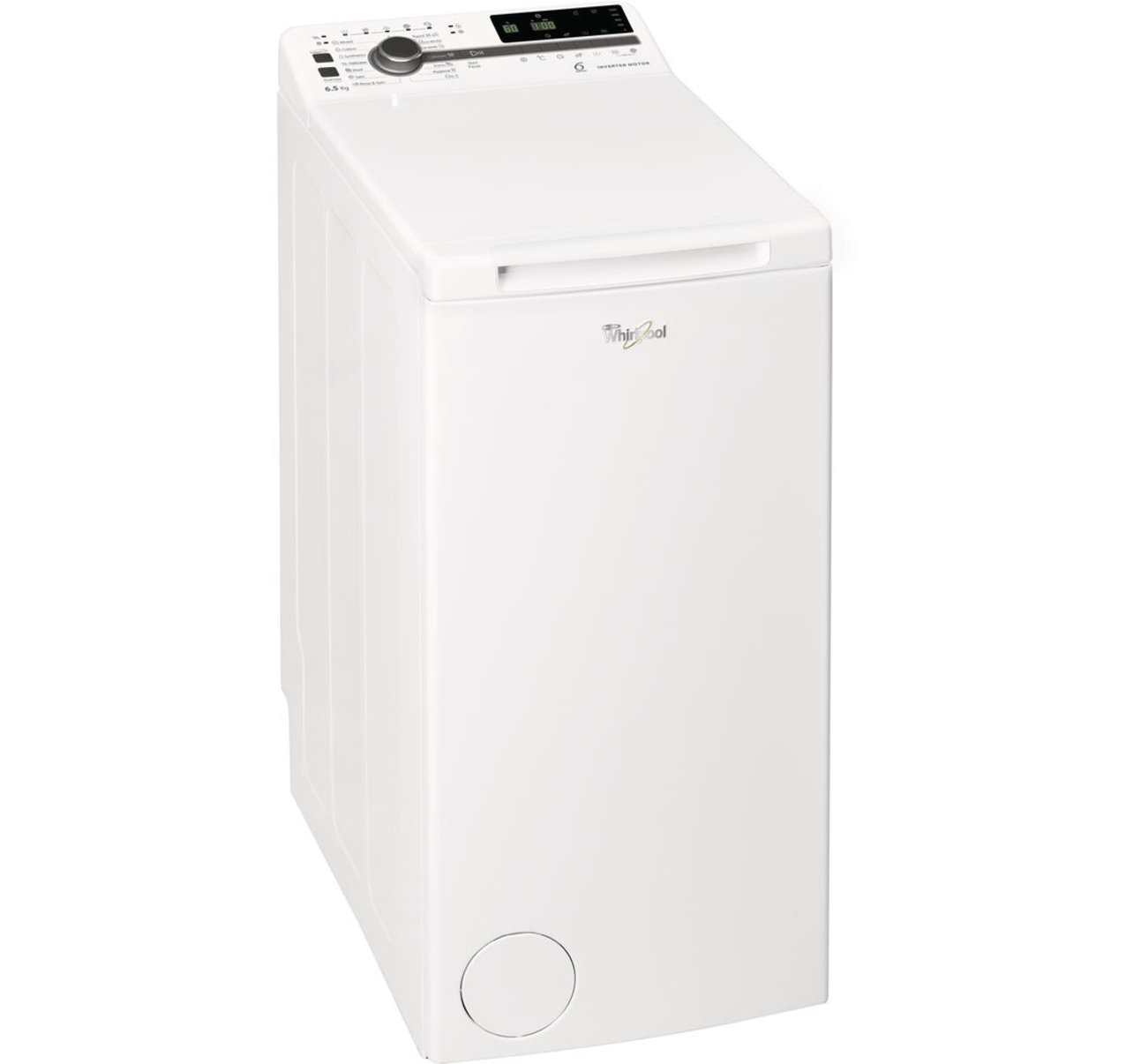 Whirlpool TDLRB 65241BS EU/N Felültöltős mosógép – 6.5 kg, 1200 ford./perc, C Energiaosztály, 6. Érzék technológia, Fresh Care