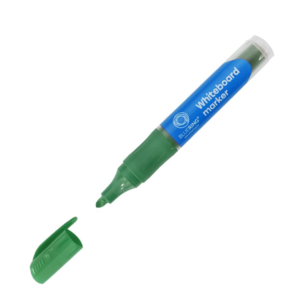 Bluering Táblamarker 3mm, kerek, cserélhető betétes,  zöld