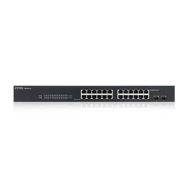 ZyXEL GS1900-24Ev3 24port GbE LAN smart menedzselhető switch