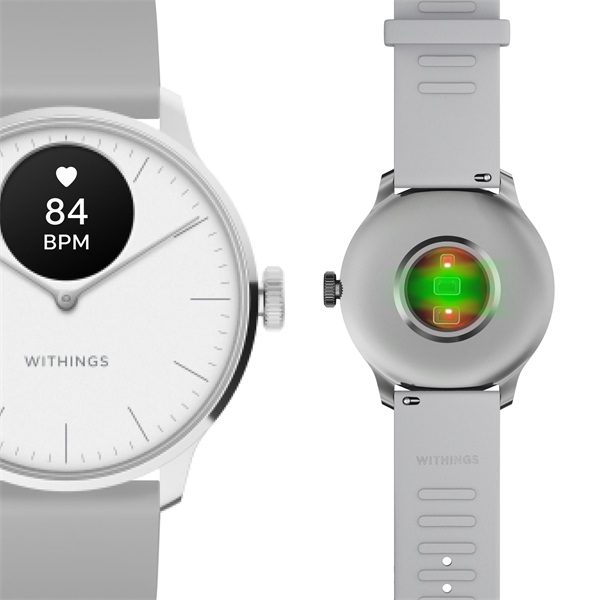 Withings HWA11-model 3 ScanWatch Light 37mm fehér okosóra Withings HWA11-model 3 ScanWatch Light 37mm fehér okosóra
