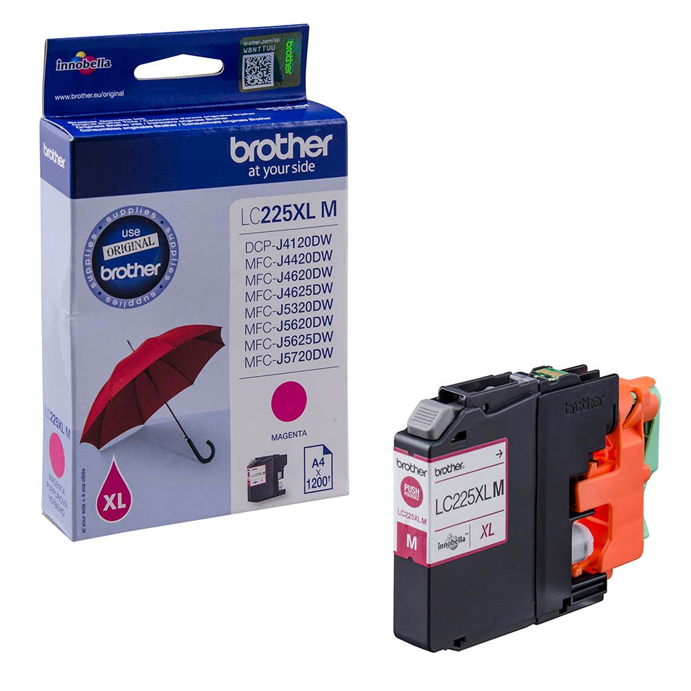 Brother LC225XL M magenta tintapatron Brother LC225XL M magenta tintapatron