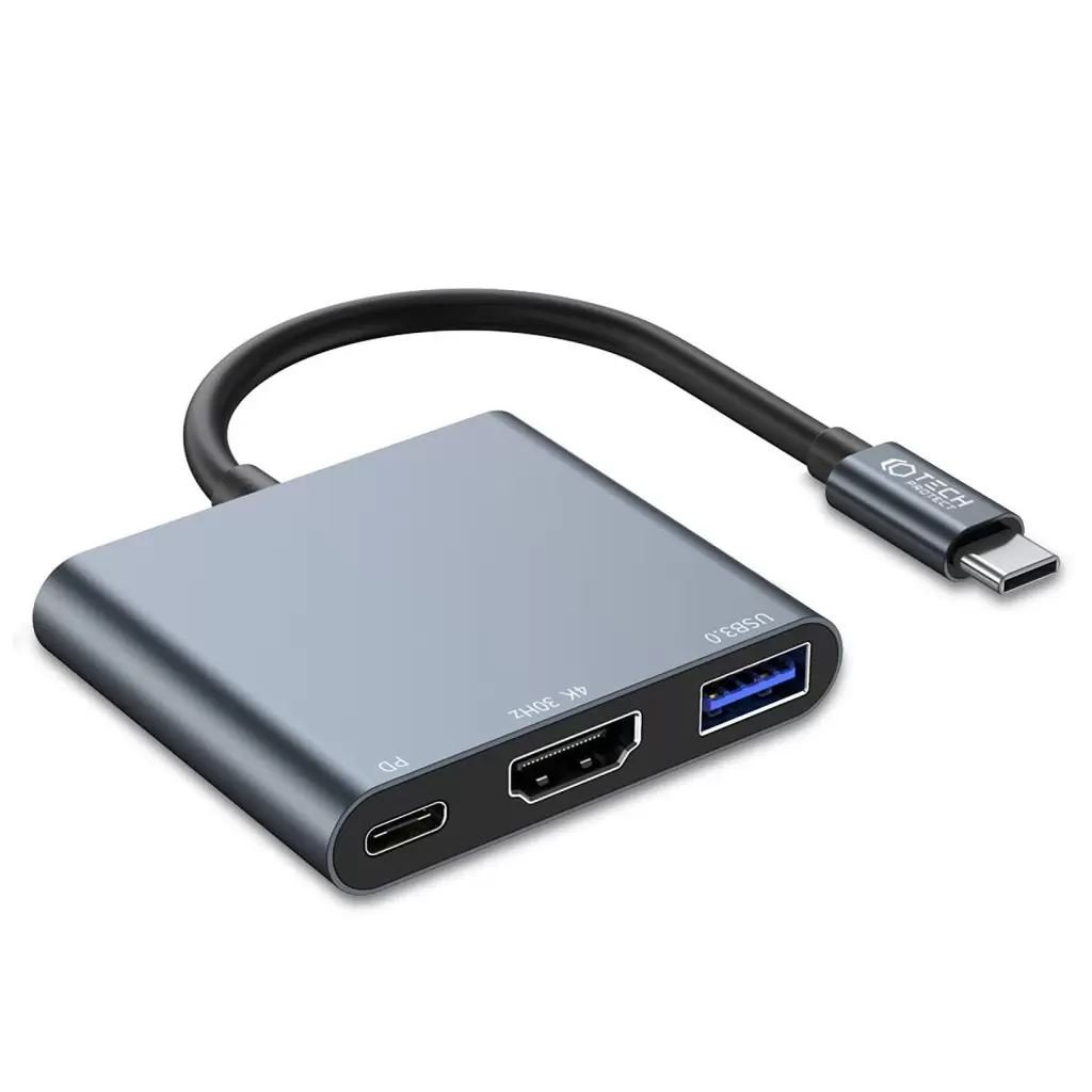 Tech-Protect 128325 V1-HUB 3in1 Adapter