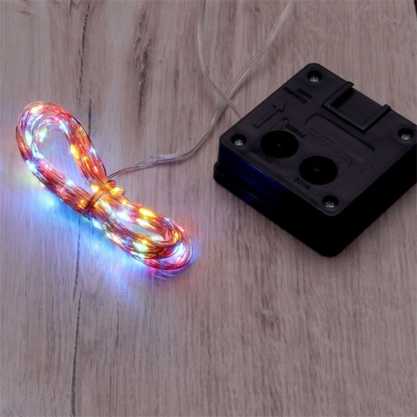 IRIS 2 programos 10m/IPX3 szabványos/több színű/100db LED-es/napelemes fénydekoráció  (274-04) IRIS 2 programos 10m/IPX3 szabványos/több színű/100db LED-es/napelemes fénydekoráció  (274-04)