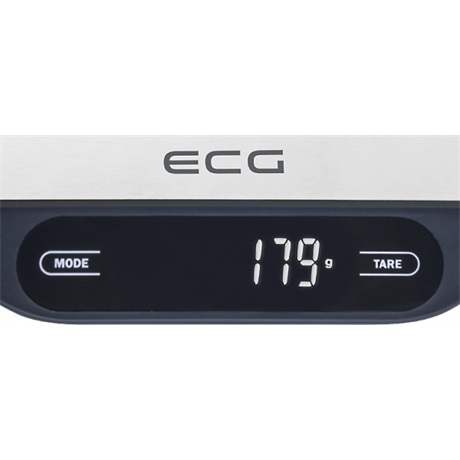 ECG KV 215 S konyhai mérleg rozsdamentes acél-fekete
