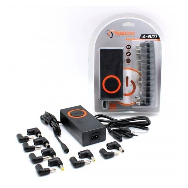 SBOX Univerzális notebook adapter 90W (A-901)