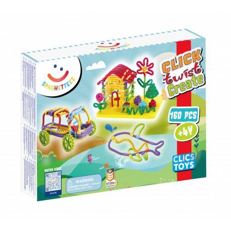 Clics Spaghetteez 160 db-os készségfejlesztő (20006-182) Clics Spaghetteez 160 db-os készségfejlesztő (20006-182)