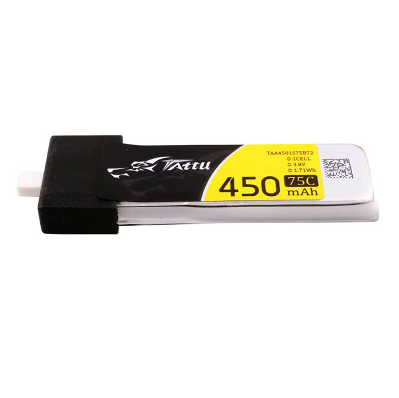 Gens ace 450mAh 3.8V 75C 1S1P HV Lipo akkumulátorok (5db)
