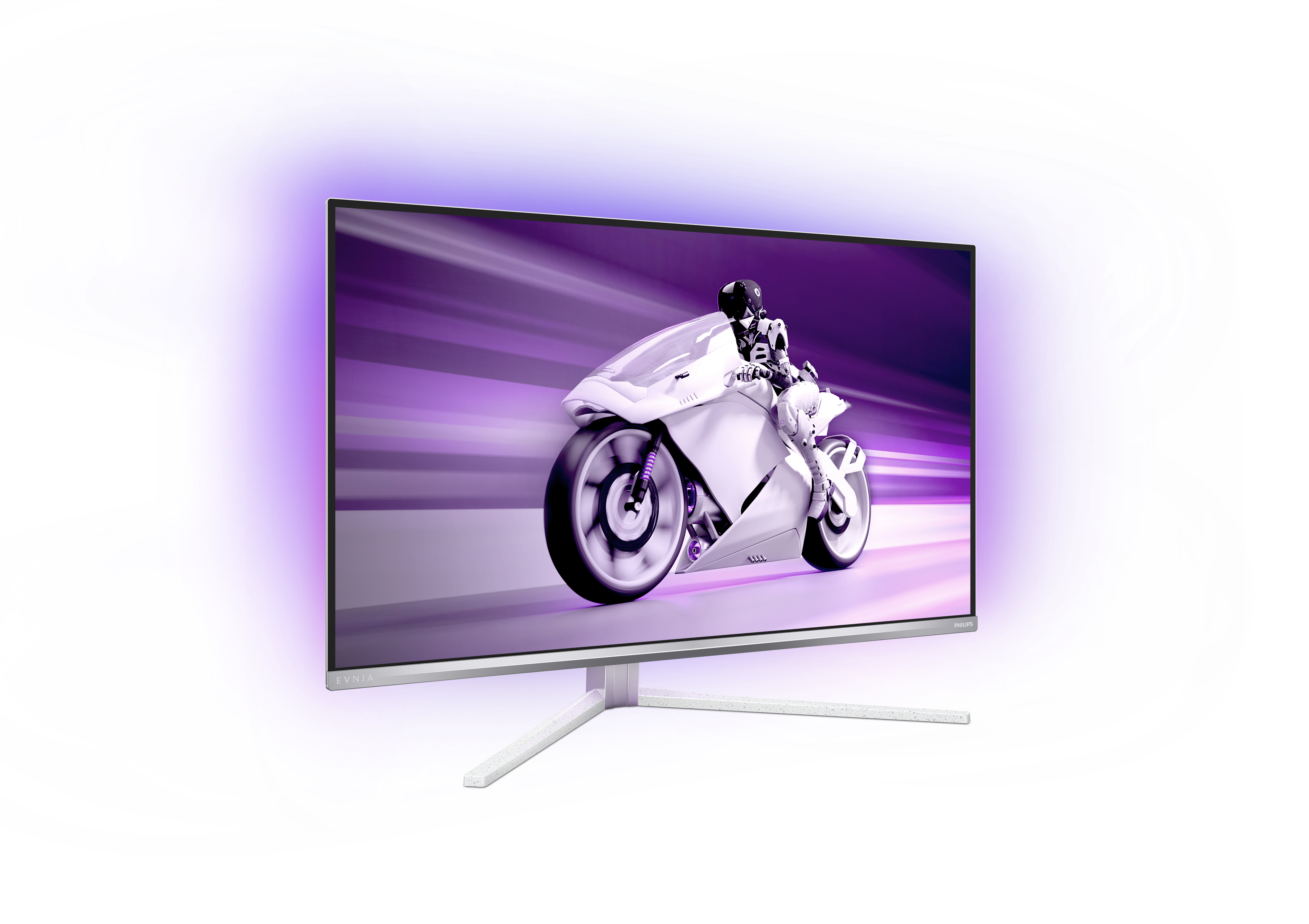 PHILIPS 31.5" EVNIA 32M2N8900/00 Monitor - 3840x2160, OLED, 240Hz, 0,03ms, Hangszóró, Pivot, RGB, Gamer, Fehér