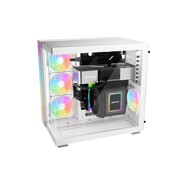 Be Quiet! LIGHT BASE 600 DX White  ATX  edzett üveg oldallap Számítógépház  Fehér 