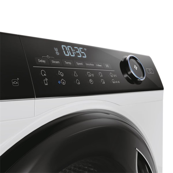 Haier HW100-B14959U1-S Elöltöltős mosógép - 10kg, 1400 ford./perc, A Energiaosztály, WIFI, gőz program