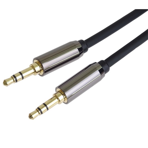 PremiumCord Kábel Audio, Árnyékolt, HQ, 3,5mm Jack - 3,5mm Jack, M/M, 1,5m (KJQMM015) PremiumCord Kábel Audio, Árnyékolt, HQ, 3,5mm Jack - 3,5mm Jack, M/M, 1,5m (KJQMM015)